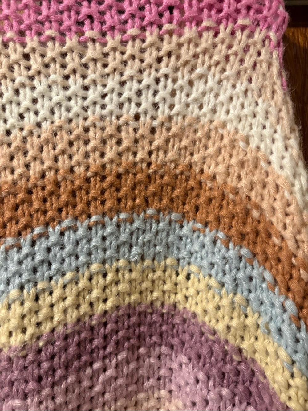 Mayflower Stripe Crochet Cardigan - Picture 7 of 7